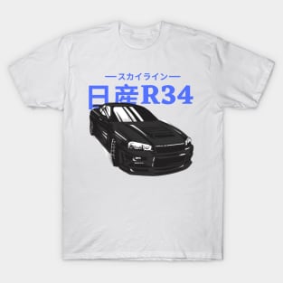 skyline gtr 34 T-Shirt